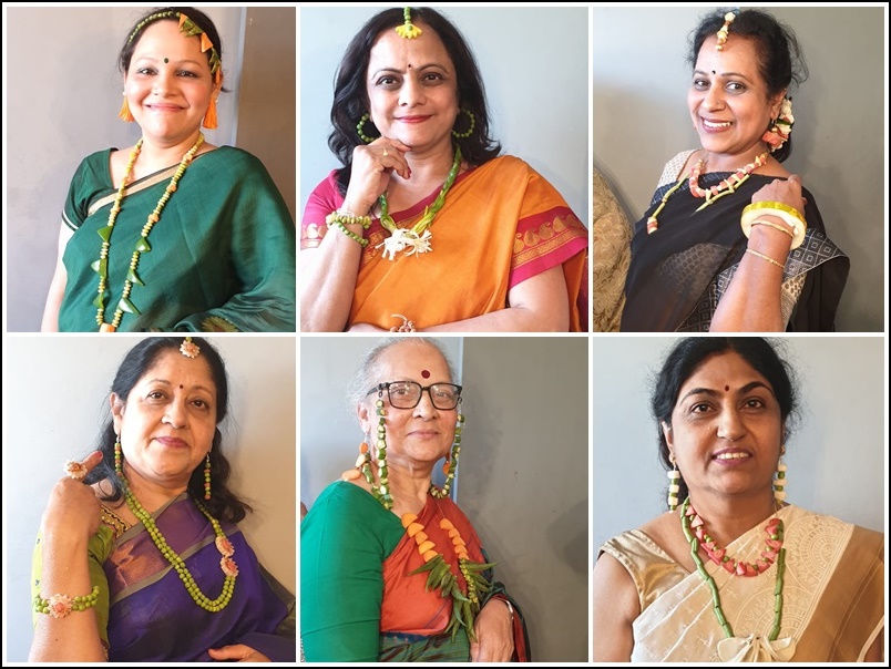 Photos: शादी में दिखी अनोखी थीम, 50 हजार हुआ सोना तो महिलाओं ने पहने कच्ची सब्जियों के गहने