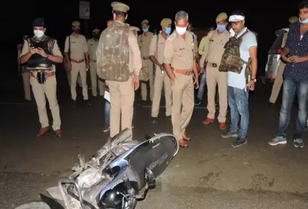 उत्तर प्रदेश पुलिस ने भदोही में एनकाउंटर कर मार गिराया 50 हजार का इनामी बदमाश