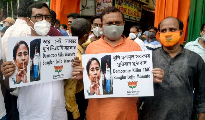 फंदे से लटकता मिला भाजपा नेता का शव, ममता बनर्जी पर लगाया गया आरोप