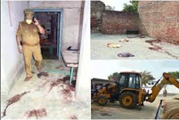 यूपी :बदमाशों ने सीओ के सिर पर बरसाई गोलियां,फिर कुल्हाड़ी से काट दिए पैर
