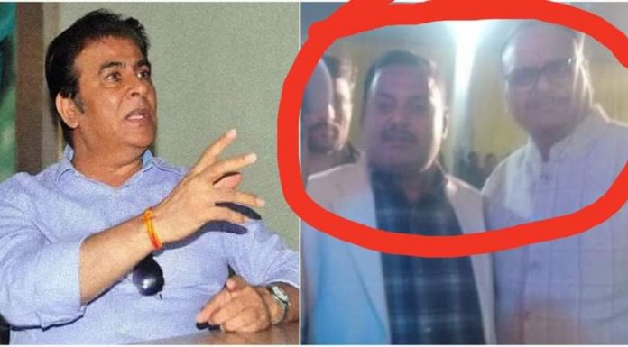 कानून मंत्री ब्रजेश पाठक के साथ अपराधी विकास दुबे की वायरल हो रही तस्वीर ने खड़े किए कई सवाल