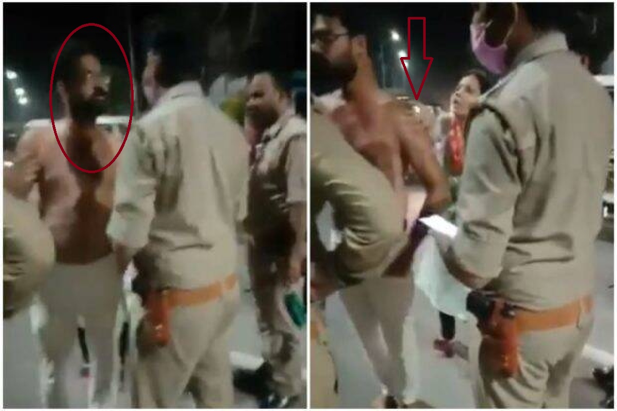 Video: नशे में धुत होकर नेता ने काटा बवाल, पुलिस से बोला- 'आग लगा दूंगा शहर के अंदर'