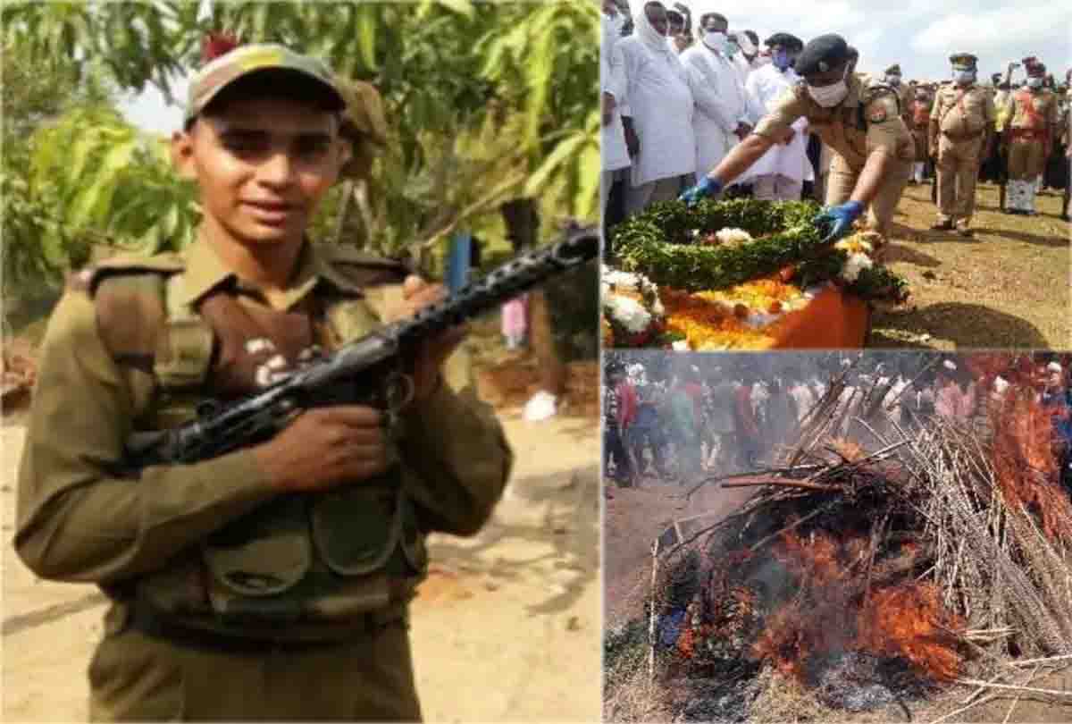 पंचतत्त्व में विलीन हुए जवान मोहित, नम आंखों के साथ दी गई अंतिम विदाई