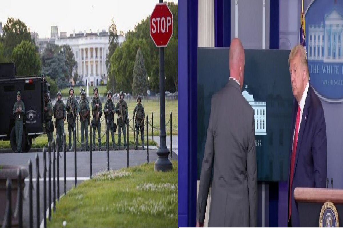 White House के बाहर चली गोलियां,राष्ट्रपति डोनाल्ड ट्रंप को महफूज जगह लेकर गए