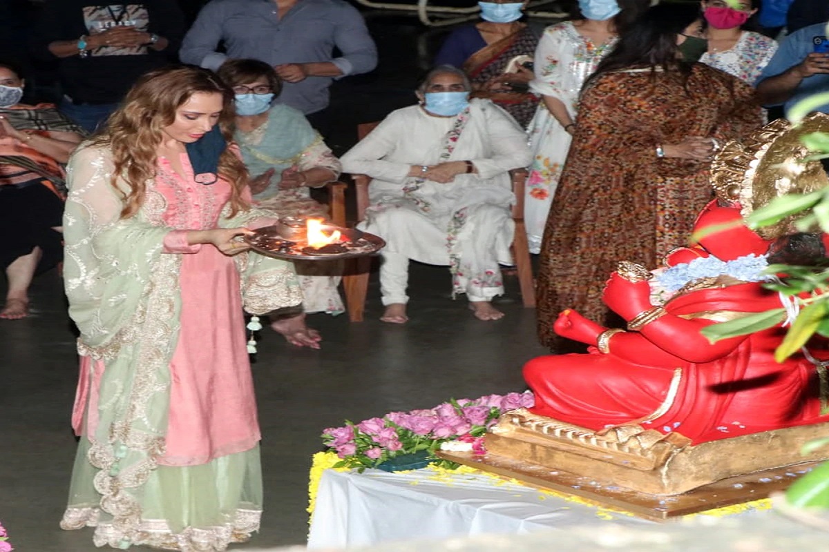अर्पिता खान के गणपति विसर्जन पर फूटा सलमान खान का गुस्सा, बॉडीगार्ड शेरा से कहा....
