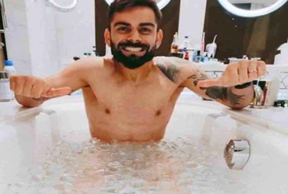 प्रेग्नेंट अनुष्का से दूर Uae में मस्ती कर रहे हैं विराट कोहली, बाथरूम की तस्वीर से खुला राज