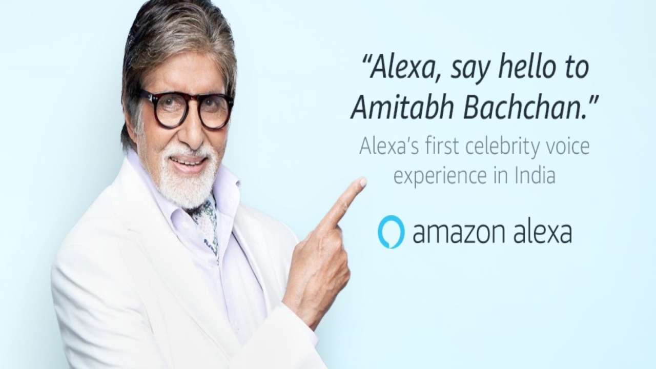 अमेजॉन एलेक्सा को मिली अमिताभ बच्चन की पहली सेलेब्रिटी आवाज़