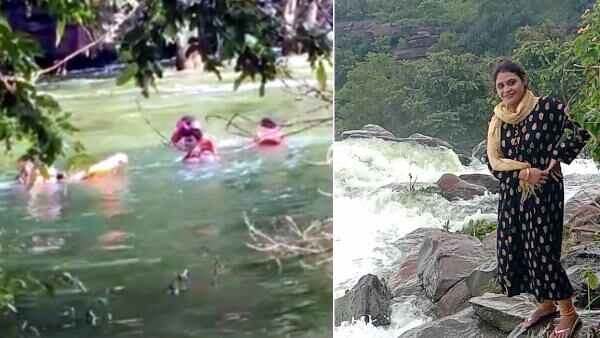 मौत वाली सेल्फी: डॉक्टर की पत्नी, पति के सामने ही हलाली डैम में गिरी