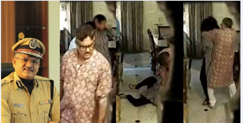 महिला मित्र के साथ कमरे में थे आईपीएस अधिकारी, पत्नी ने रंगे हाथों पकड़ा, वीडियो वायरल