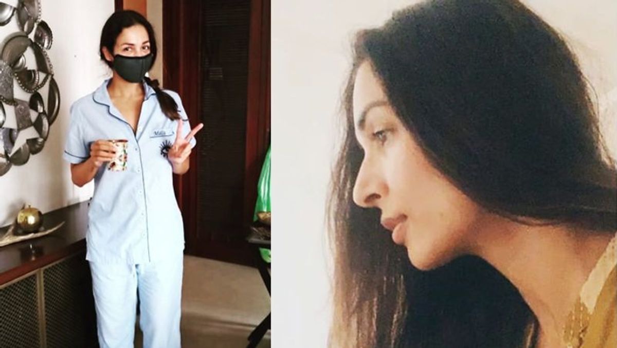 कोरोना को मात देने के बाद ऐसी हो गयी है मलाइका की हालत, देखें
