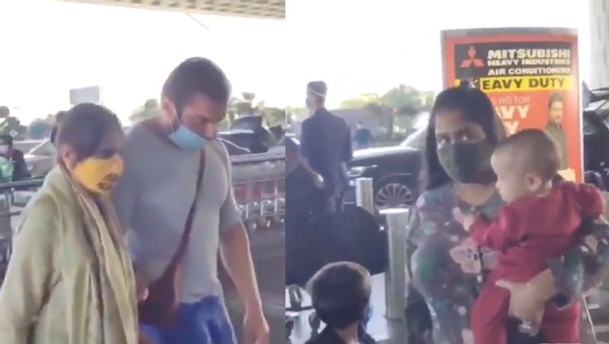 रिया के खुलासे के बाद मुंबई छोड़कर भाग रहा सलमान खान का परिवार, एयरपोर्ट पर हुए स्पॉट