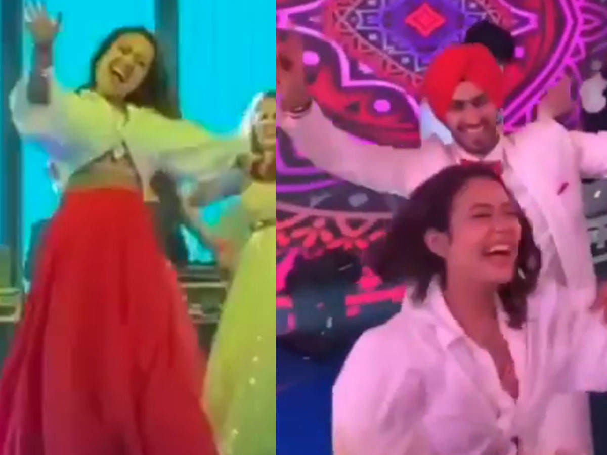 संगीत सेरेमनी में लाल घाघरा पहनकर जमकर नाची नेहा कक्कड़, वीडियो वायरल