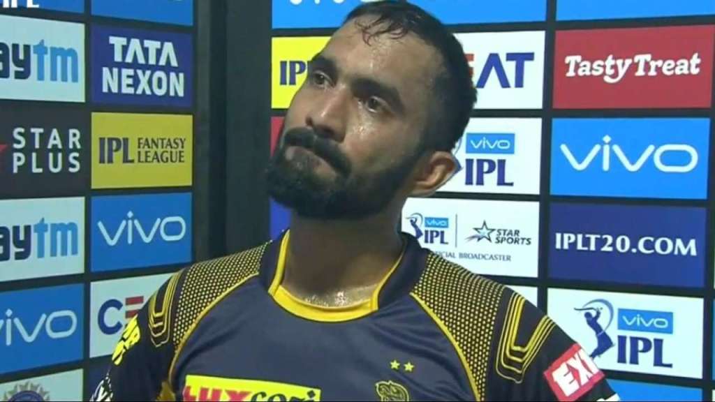 Ipl 2020: हारने के बाद फूटा दिनेश कार्तिक का गुस्सा, इस खिलाड़ी को ठहराया जिम्म्मेदार
