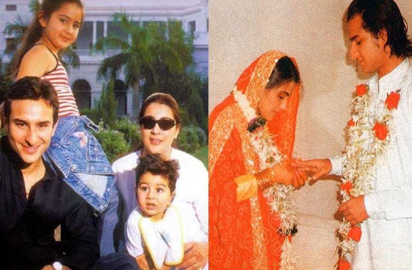 इटैलियन मॉडल के लिए सैफ ने अमृता को दिया था धोखा, 4 साल का बेटा पूछता था ये सवाल