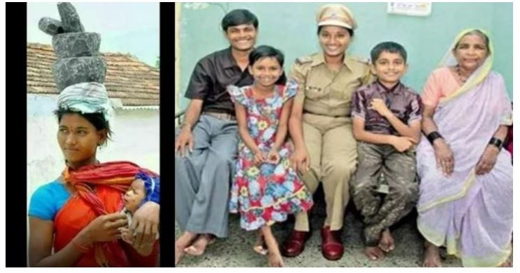 सिलबट्टे बेचने वाली महिला बनी सब-इंस्पेक्टर, Ips ने शेयर की कहानी