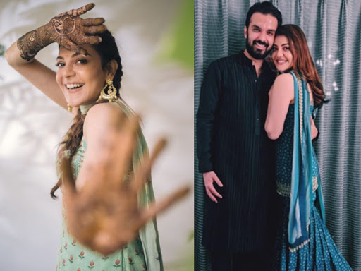 काजल अग्रवाल ने शेयर की हल्दी और मेहंदी की तस्वीरें, होने वाले पति के साथ लगाए जमकर ठुमके