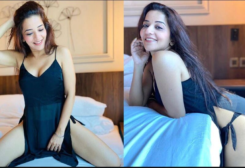 मोनालिसा ने ब्लैक ड्रेस में कराया बेहद हॉट फोटोशूट, देखते ही फैंस हुए घायल