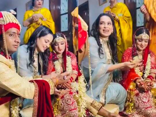कंगना रनौत ने क‍िया अपनी भाभी का स्‍वागत, सामने आईं शादी की तस्‍वीरें