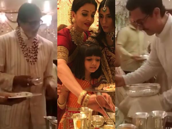आमिर, शाहरुख खान, अमिताभ और ऐश्वर्या राय इस वजह से मुकेश अंबानी की बेटी के शादी में परोस रहे थे खाना