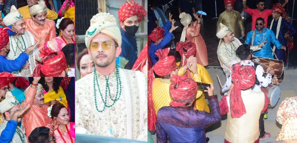 पापा मम्मी संग बारात लेकर झूमते हुए निकले आदित्य नारायण, देखें तस्वीरें