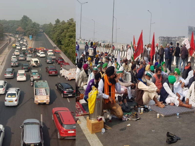 किसान आंदोलन लगातार जारी, नेशनल हाईवे-24 पर ट्रैफिक बंद, जानिए अन्य महत्वपूर्ण जानकारी