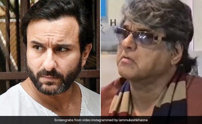 सैफअली खान के 'रावण वाले बयान पर' भड़के मुकेश खन्ना, बोले अपने धर्म के बारे में बोल कर दिखाओ