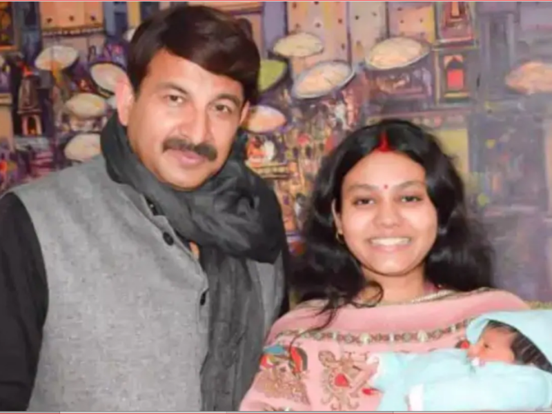 Bjp नेता मनोज तिवारी की छोटी बेटी का हुआ नामकरण, बड़ी बेटी ने रखा यह नाम