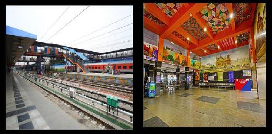 रेलमंत्री ने वायरल की दिल्ली रेलवे स्टेशन की तस्वीरें, अब दिखने में एयरपोर्ट को छोड़ देगा पीछे