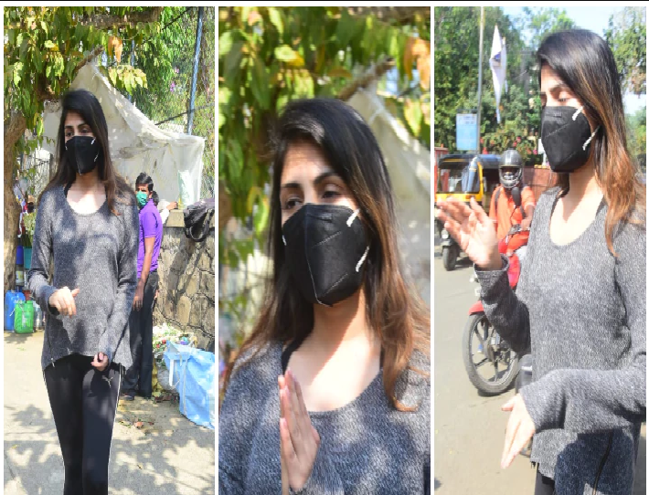 सुशांत की बर्थ एनिवर्सरी पर रिया ने खरीदे फूल, फोटोग्राफर्स से हाथ जोड़कर बोलीं -प्लीज......