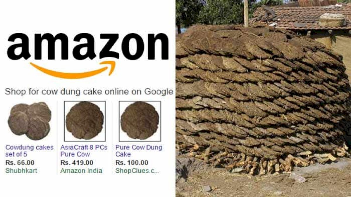 अमेज़ॉन कस्टमर ने केक की जगह मंगाया गोबर का उपला, खाने के बाद दिया ये रिव्यु जो हो रहा वायरल