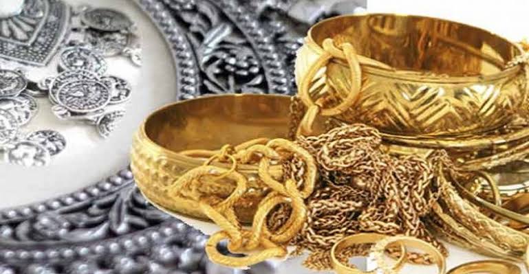 सोने-चांदी की कीमतों में लगातार गिरावट, यहां पर जानिए ताजा भाव