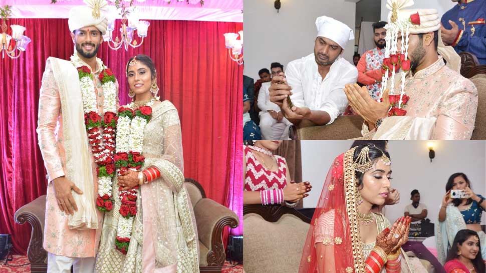 भारतीय आलराउंडर शिवम दुबे ने गर्लफ्रेंड अंजुम खान के साथ किया निकाह, देखें तस्वीरें