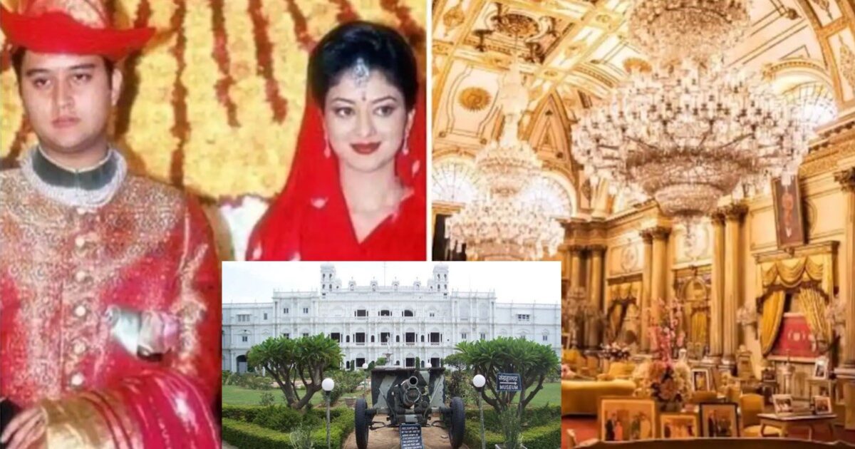 400 कमरे 3500 किलो के झूमर, इतना आलीशान है ज्योतिरादित्य सिंधिया का महल, 4000 करोड़ है इसकी कीमत