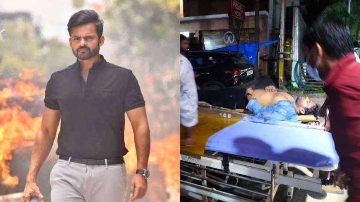 तेलुगू फिल्मों के फेमस अभिनेता साई धरम तेज का हुआ खतरनाक एक्सीडेंट, तस्वीरें देख लगेगा डर, जानिए कैसी है एक्टर की हालत