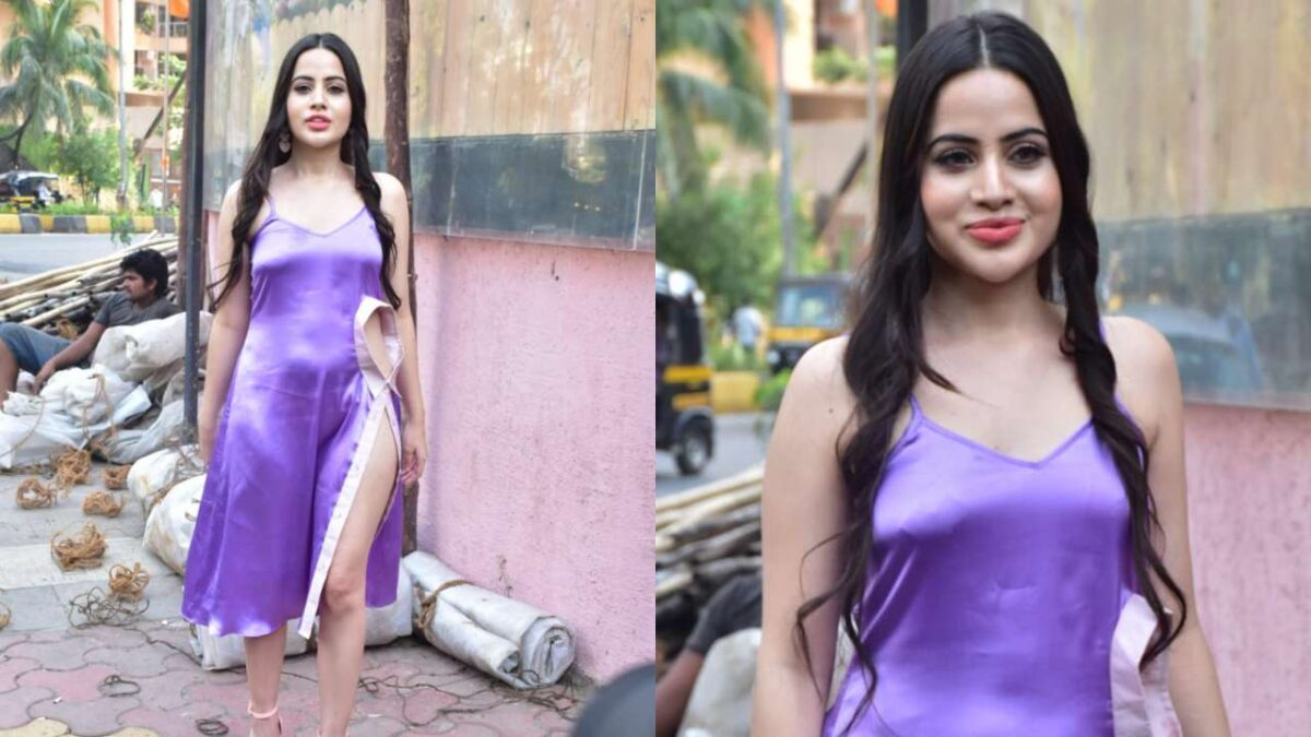 Urfi Javed Photos: उर्फी जावेद ने हाई स्लिट ड्रेस पहनकर भरी महफिल में मचाया हंगामा, देखें तस्वीरें