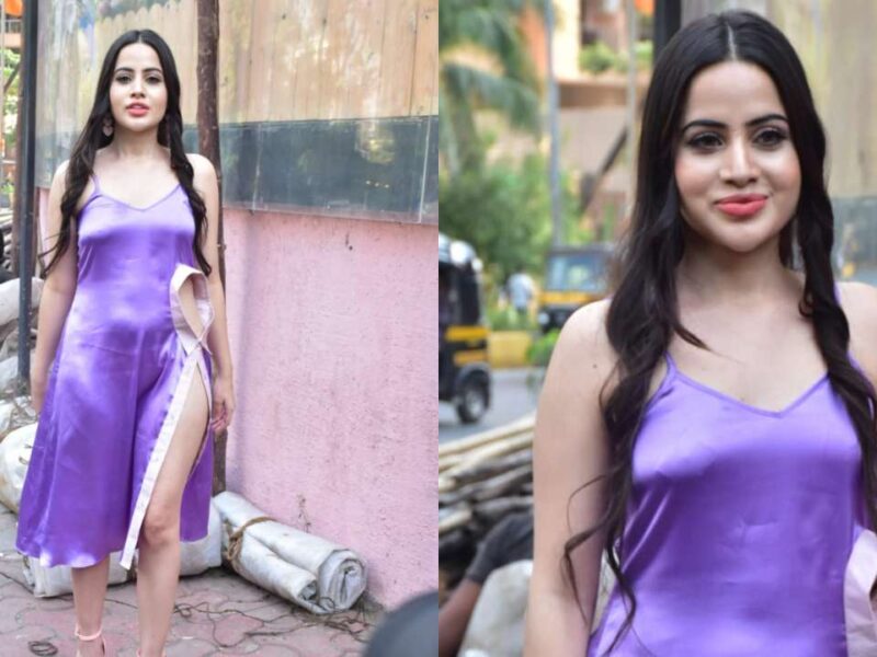Urfi Javed Photos: उर्फी जावेद ने हाई स्लिट ड्रेस पहनकर भरी महफिल में मचाया हंगामा, देखें तस्वीरें