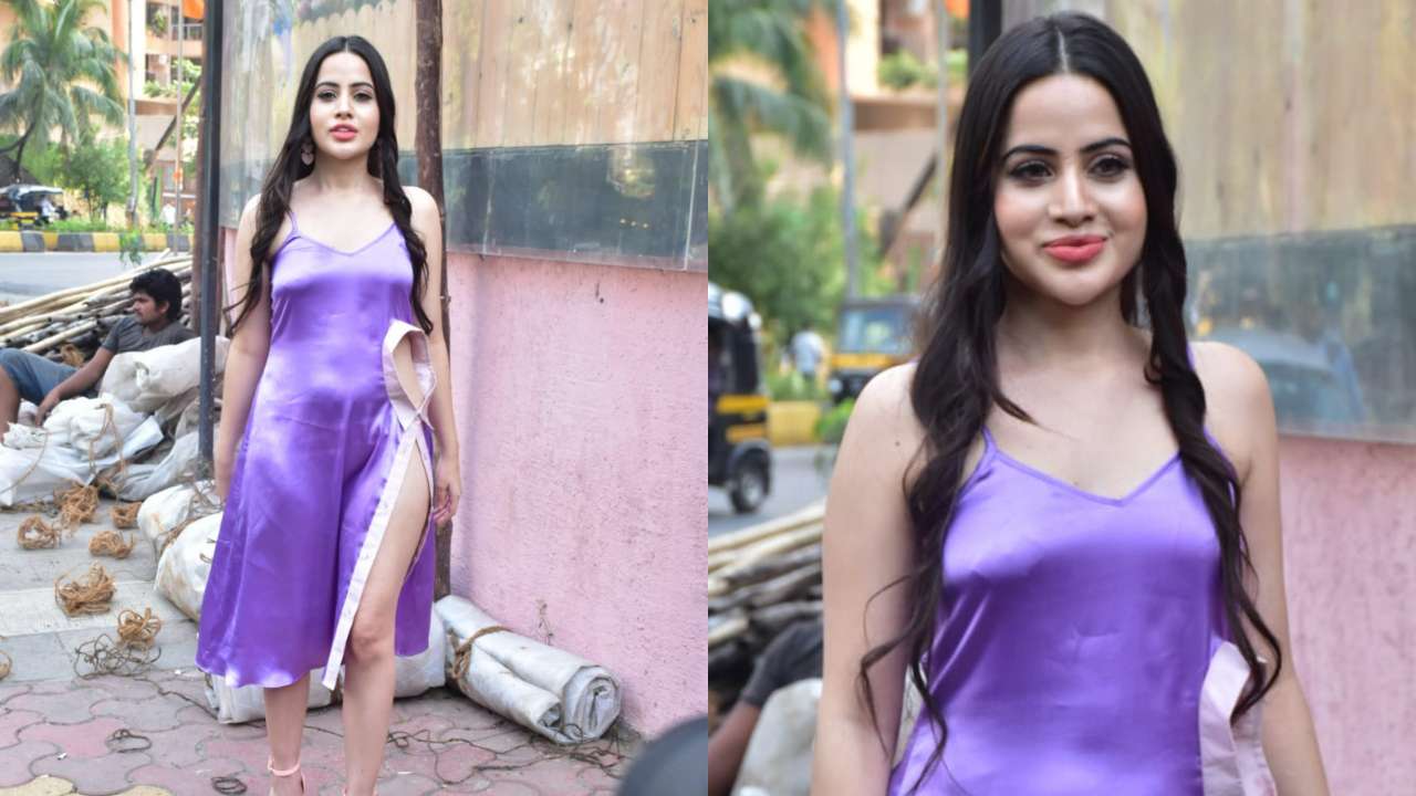 Urfi Javed Photos: उर्फी जावेद ने हाई स्लिट ड्रेस पहनकर भरी महफिल में मचाया हंगामा, देखें तस्वीरें