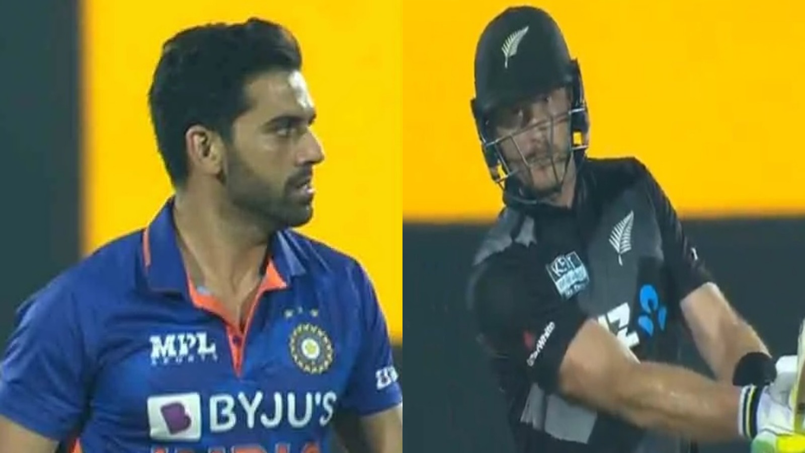 Ind Vs Nz : गुप्टिल ने छक्का लगाने के बाद दीपक चाहर को दिखाई आंखें, अगले गेंद पर ही भारतीय गेंदबाज ने लिया बदला, देखें वीडियो