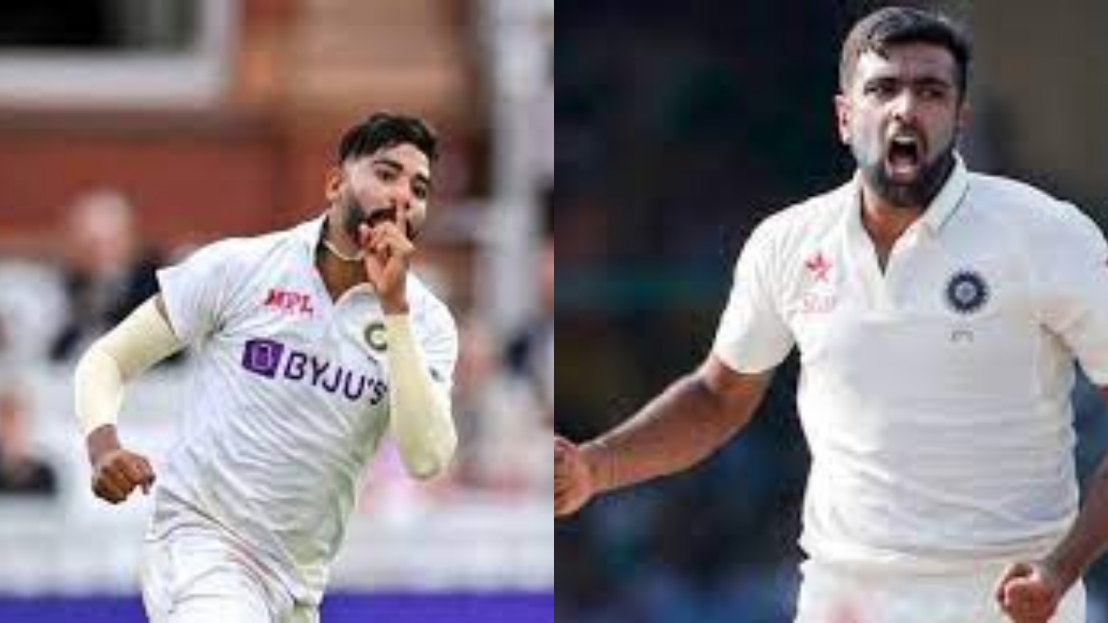 Mohammad Siraj R Ashwin