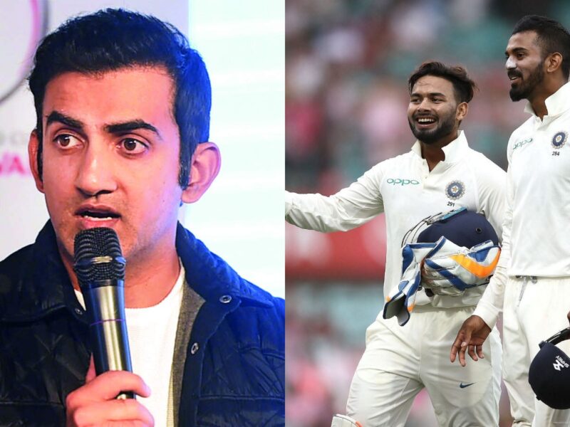 Gautam Gambhir Rishabh Pant Kl Rahul