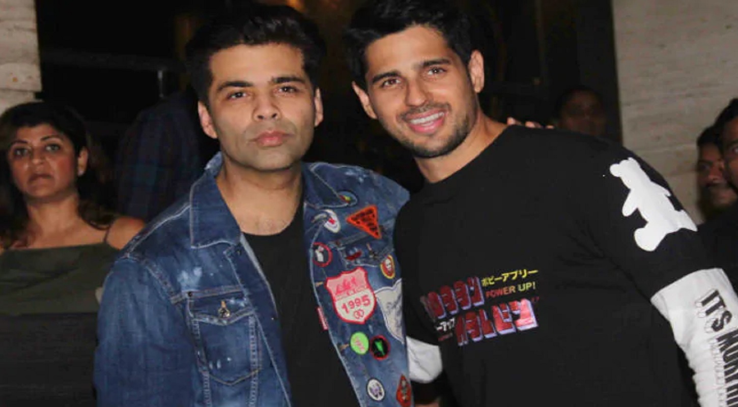 Siddharth Malhotra Karan Johar