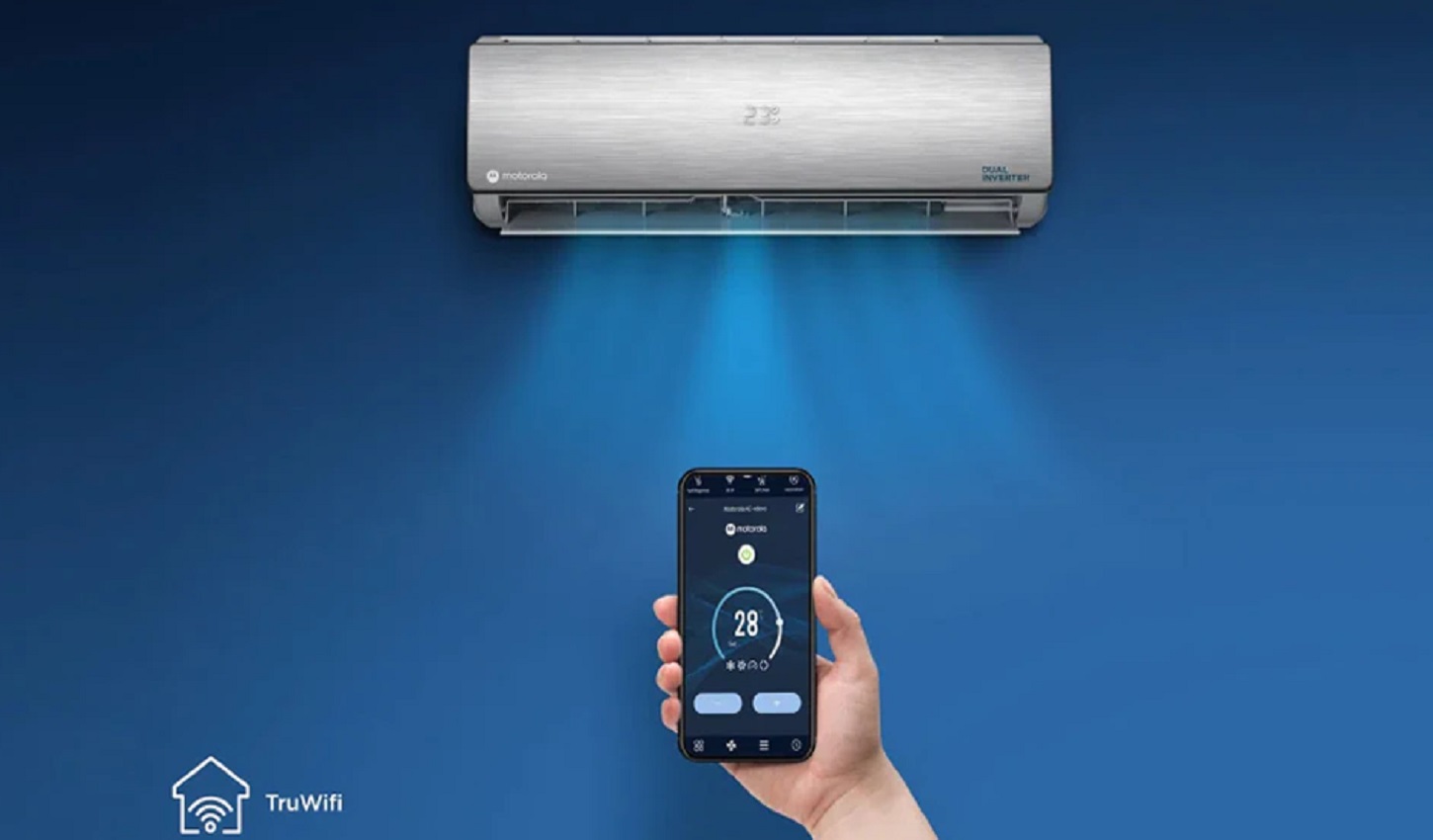 Motorola Split Dual Inverter Smart Ac