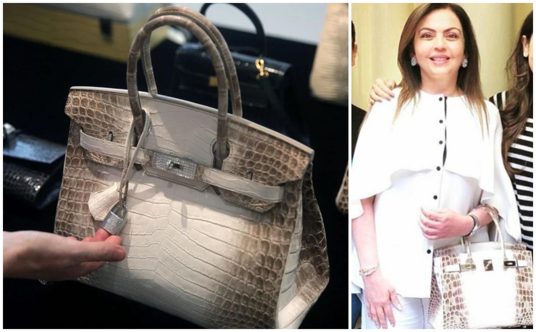 Radhika Merchant, the youngest daughter-in-law in the Ambani family,  flaunts her pre-owned Hermes Kelly designer bag in white, worth ₹65… |  Instagram