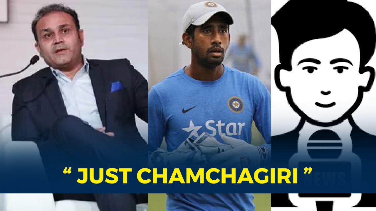Wriddhiman Saha Virender Sehwag