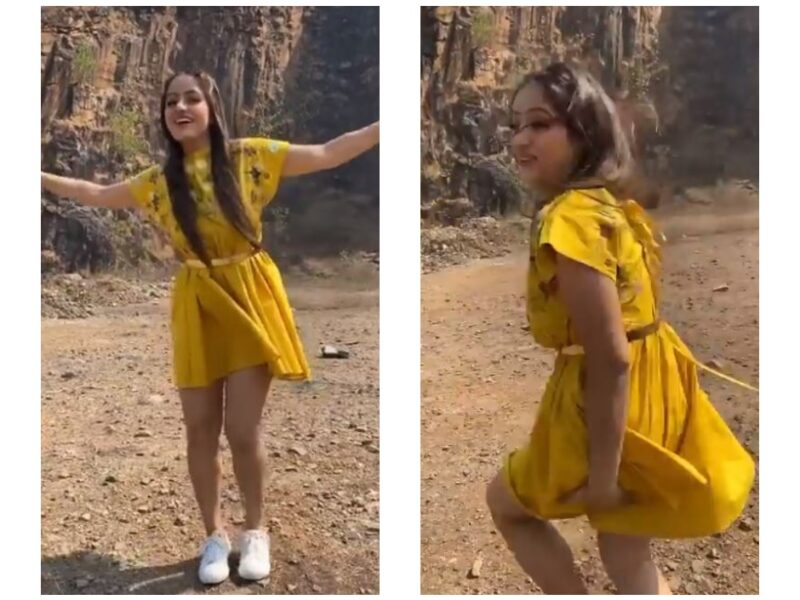 छोटी ड्रेस और तेज हवा का झोंका, बना गया Deepika Singh को Oops Moment का शिकार, वीडियो हुआ वायरल