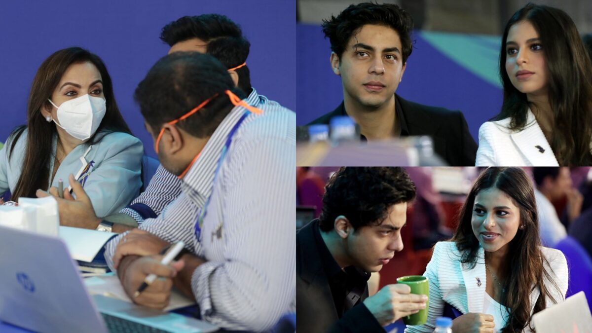 Nita Ambani Aryan Khan Suhana Khan