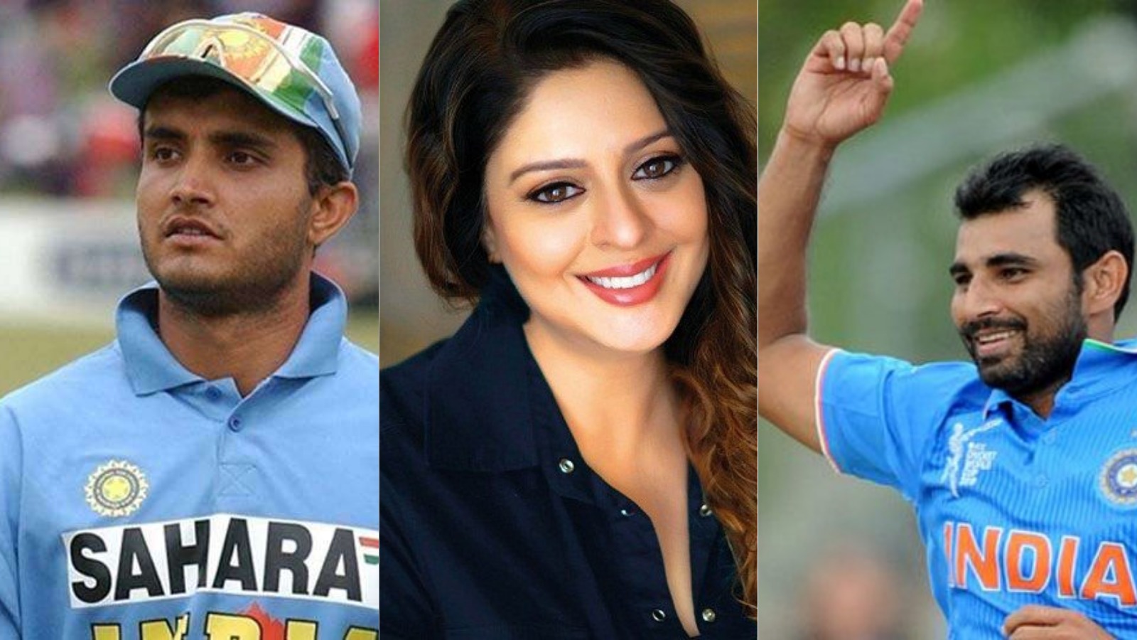 Sourav Ganguly Nagma Mohammed Shami