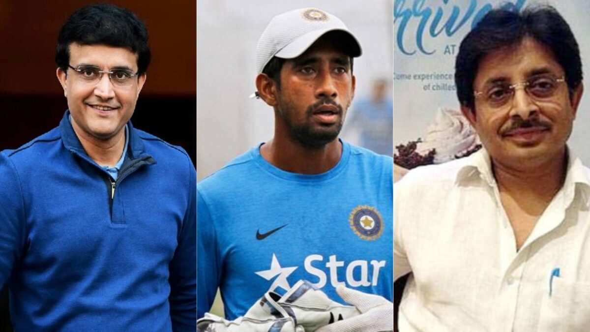 Snehasish Ganguly Sourav Ganguly Wriddhiman Saha