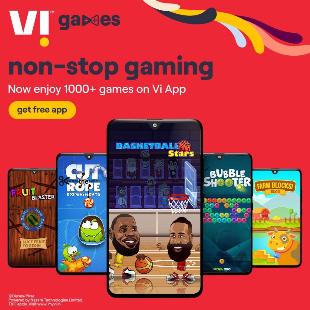 Vi Games: वोडाफोन और आईडिया ने गेमिंग की दुनिया में रखा कदम, यूजर्स को फ्री में खेलने को मिलेंगे 250+ गेम्स