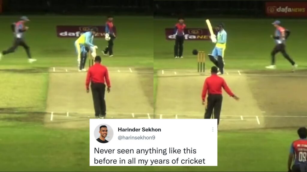 Cricket जगत में पहली बार देखा गया ऐसा नजारा, फील्डिंग टीम के साथ हुआ बड़ा मजाक